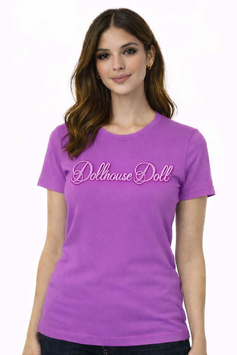 Dollhouse Dolls Embroidered Tee — Classic Logo